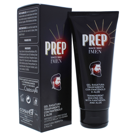 Transparent Shaving Gel with Panthenol and Aloe by Prep - 3.4 oz Shaving Gel - Picture 3 of 3